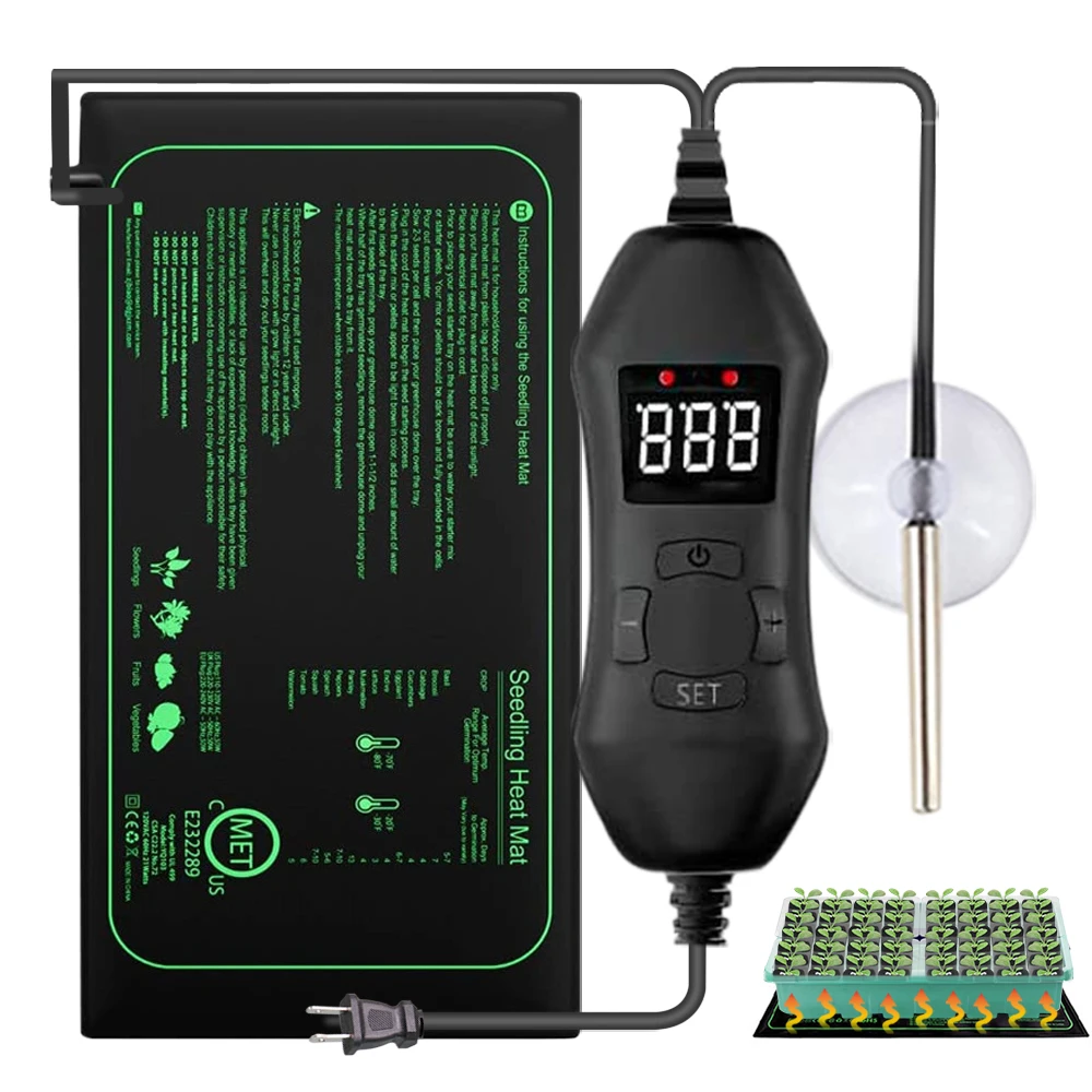 Seedling Heat Pad - 50W EU-US/UK/AU Adjustable Thermostat Seedling Heating