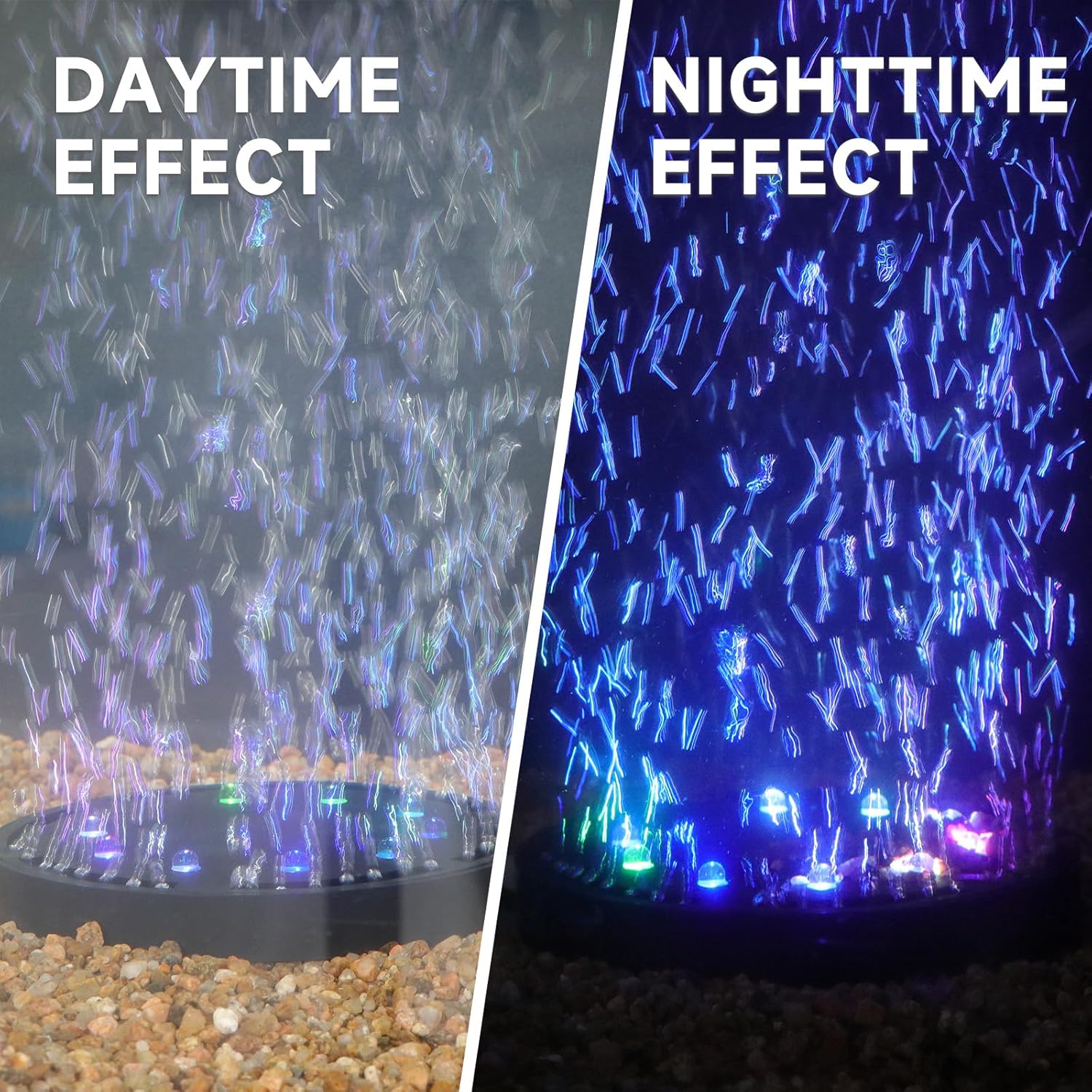 Aquarium Bubble Light 9/12 LED - огляд і ціна Air Stone Diffuser