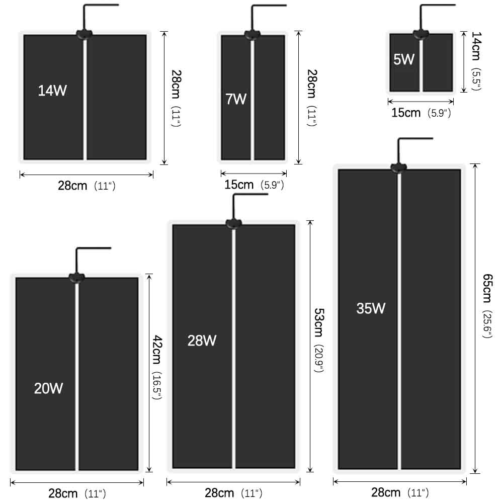 35W-5W Seeds Seedlings Plant H - огляд і ціна Seedling Heat Pad