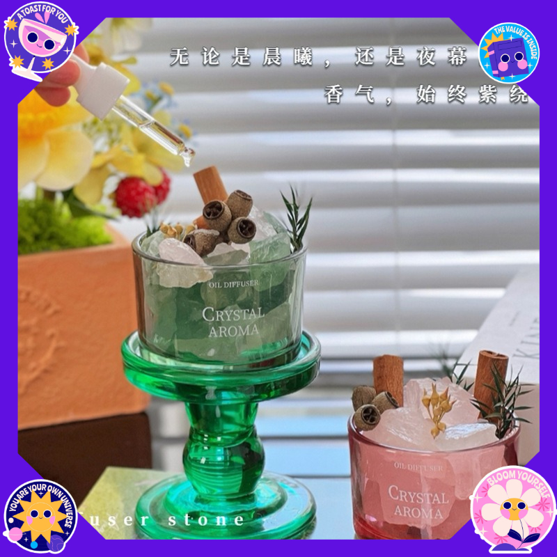 Natural Crystal, Raw Stone, Di - огляд і ціна Air Stone Diffuser