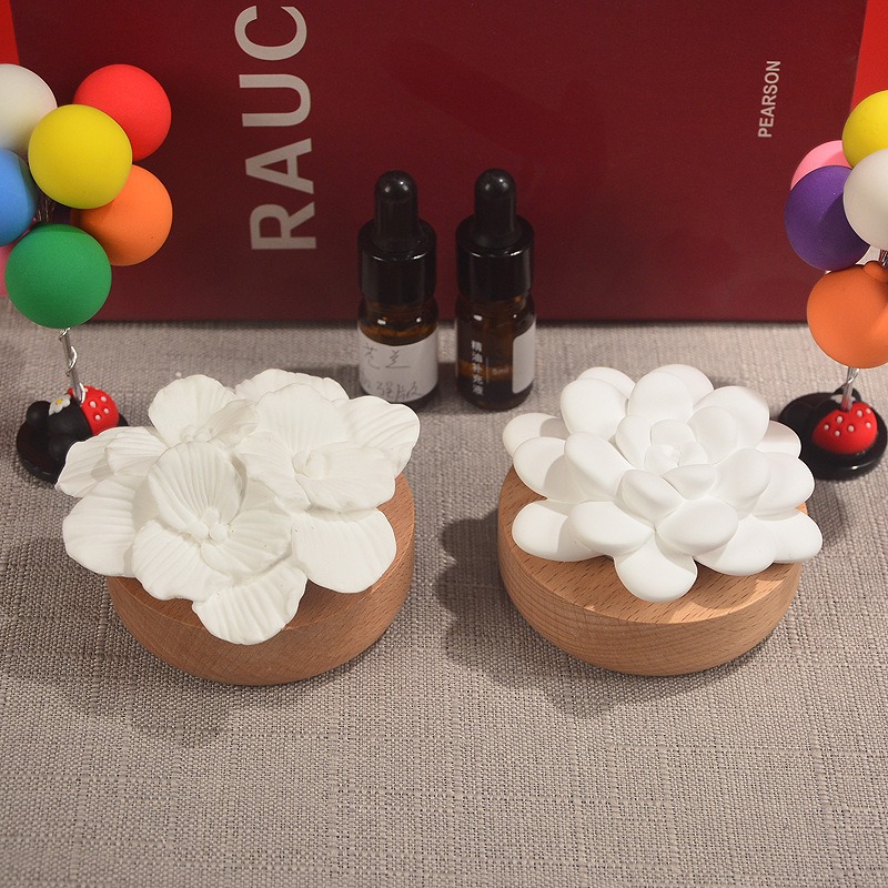 1PCS Bamboo Wood Aromatherapy  - огляд і ціна Air Stone Diffuser