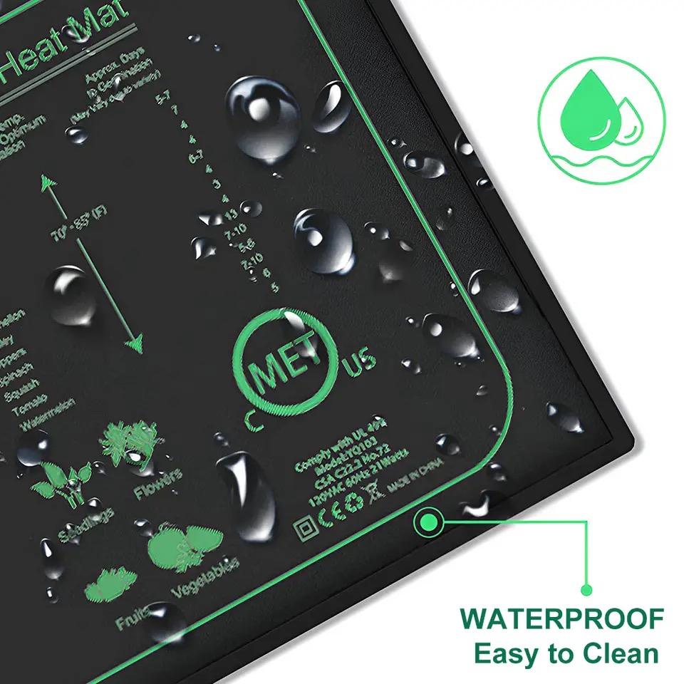 10/25/50CM Seedling Heat Mat I - огляд і ціна Seedling Heat Pad