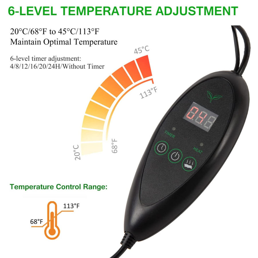 3 Sizes Upgrade Seedling Heat  - огляд і ціна Seedling Heat Pad