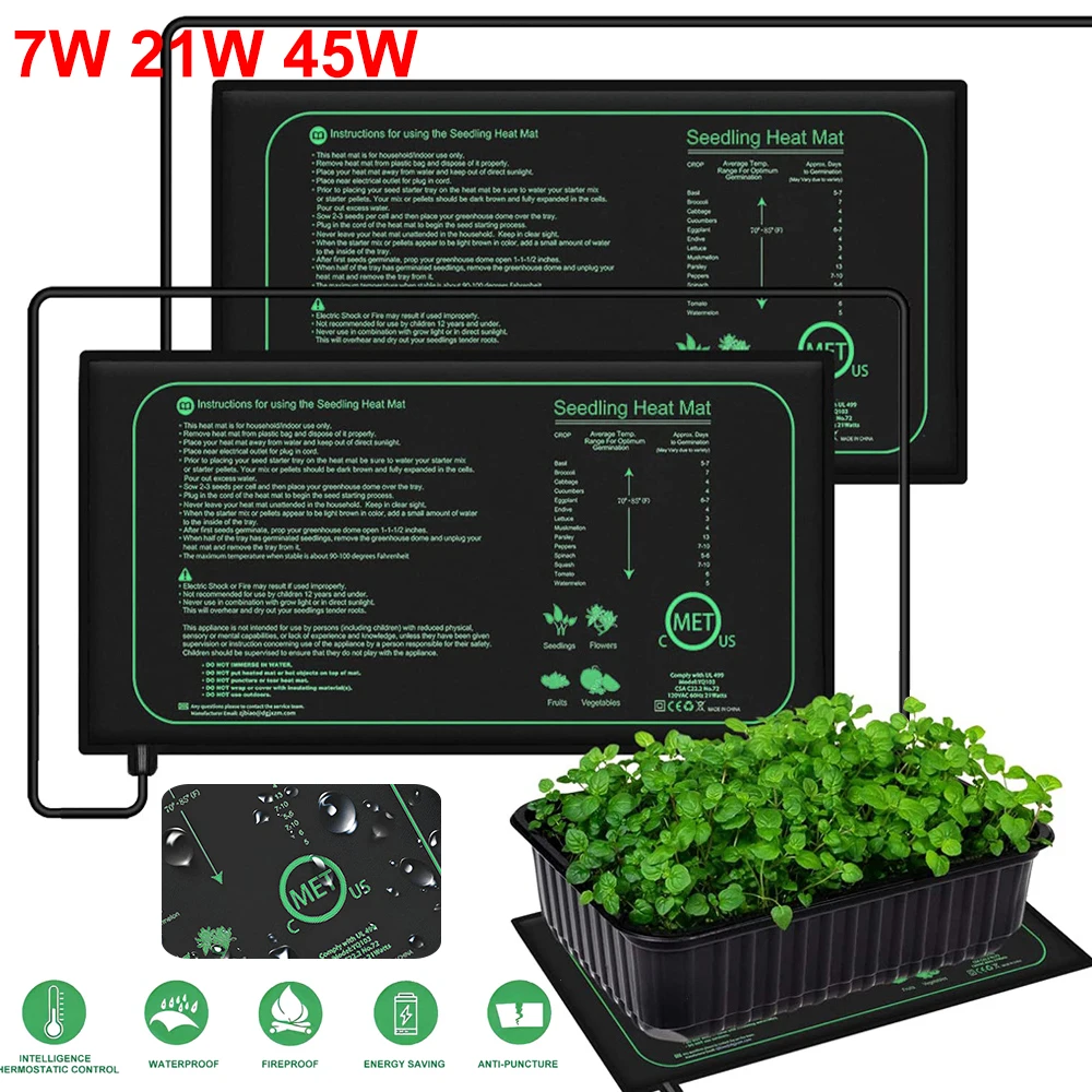 10/25/50CM Seedling Heat Mat I - огляд і ціна Seedling Heat Pad