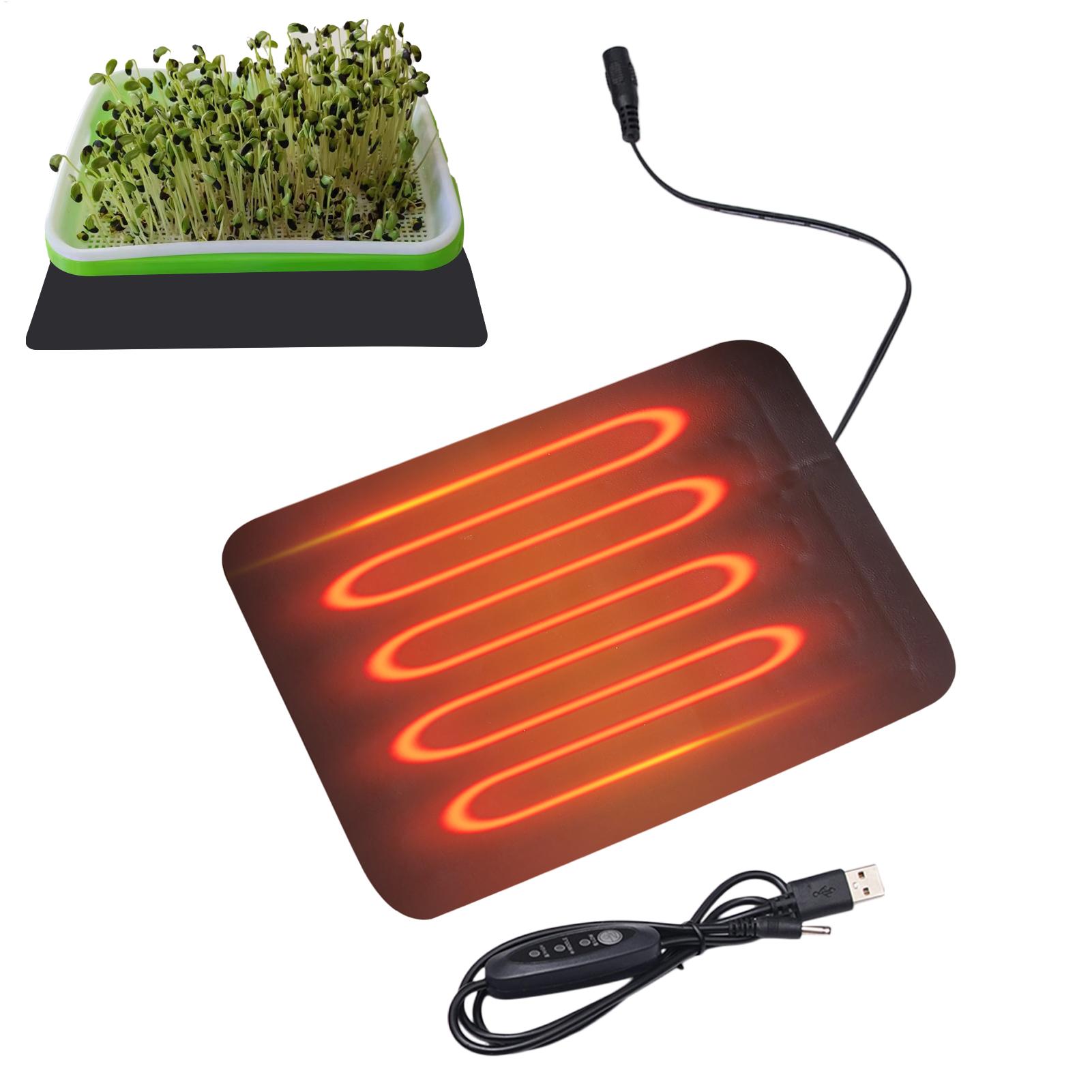 8.5W Seedling Heat Mat 5V 2A P - огляд і ціна Seedling Heat Pad