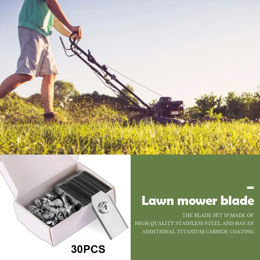 30PCS Lawn Mower Cutting Blade - огляд і ціна Urban Farming Kit
