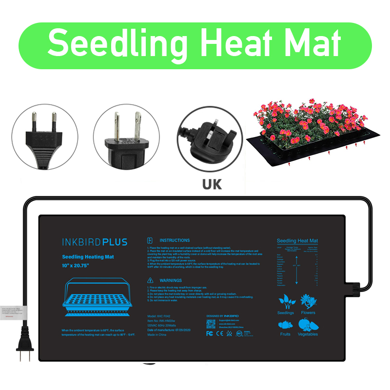 20.75x10CM EU/US/UK/AU Plug Se - огляд і ціна Seedling Heat Pad