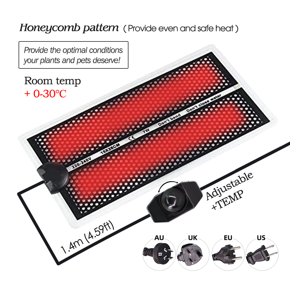 5-20W Garden Seedlings Heating - огляд і ціна Seedling Heat Pad